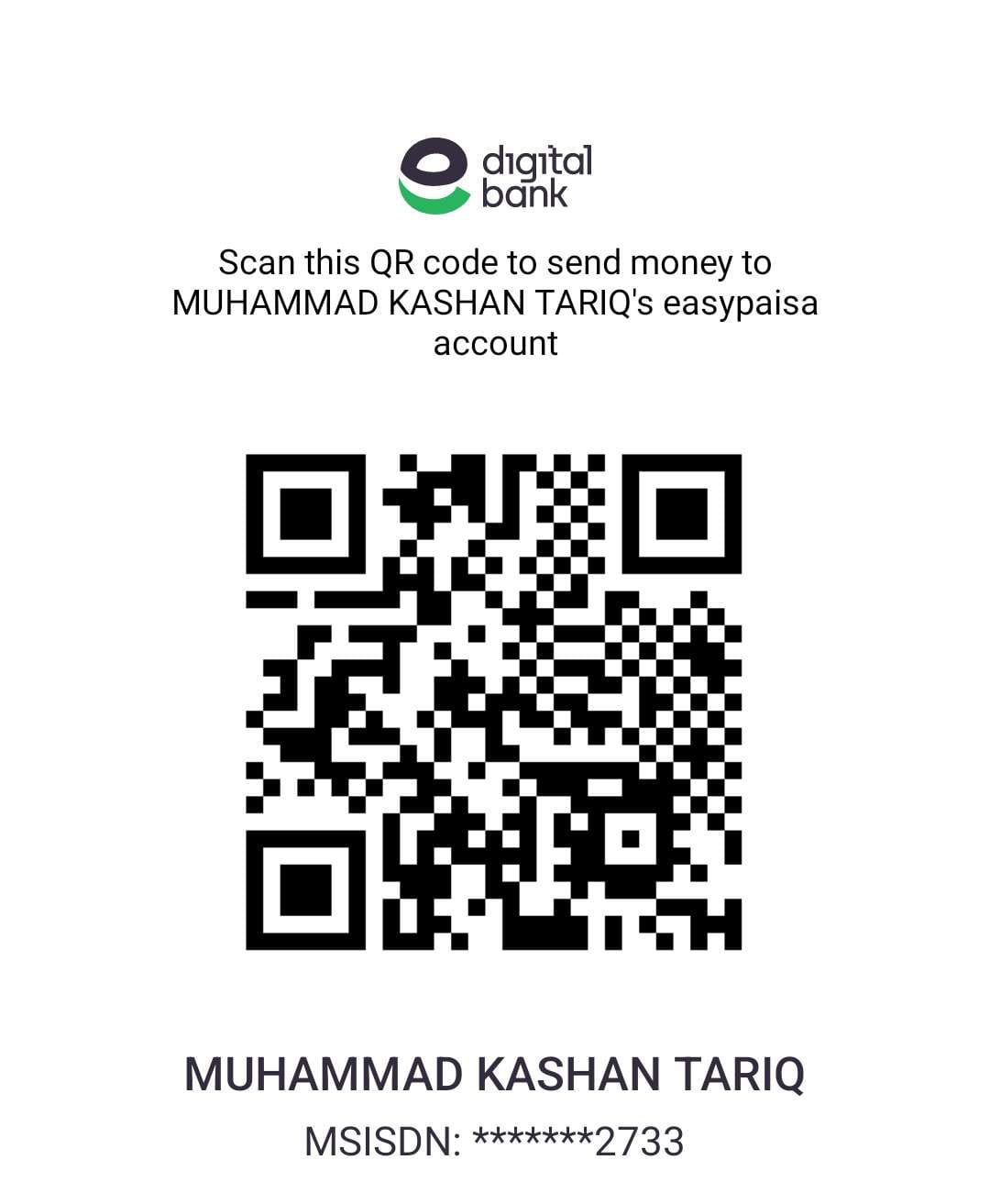 Easypaisa QR Code